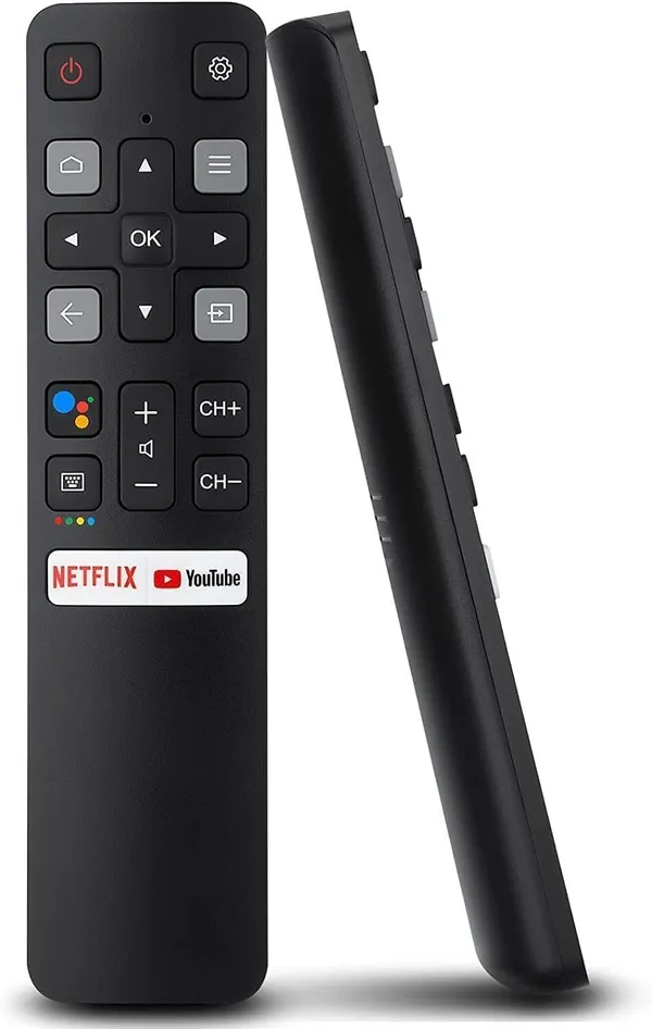 Kpdp_Original_Remote_Control_Compatible_With_Tcl_Smart_Tv_Tcl_Smart_Tv_Rc802V_Model_With_Google_Assistant,_Netflix_&_Voice_Command_Remote_Controller_(Black)