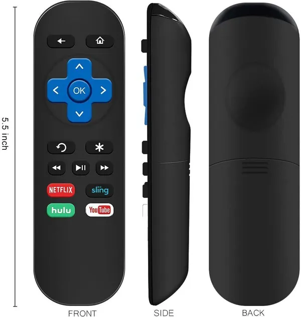 Kpdp_Replacement_Remote_Control_For_Roku_Box_Model_Roku_Box_Model:_Roku_1,_Roku_2(Hd,_Xd,_Xs),_Roku_3_Remote_Controller_(Black)
