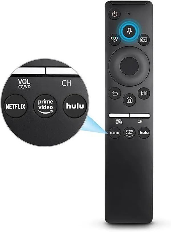 Kpdp_Bluetooth_Voice_Command_Compatible_With_Samsung_Smart_4K_Tv_Remote_Samsung_Smart_4K_Tv_Remote_Control_Of_Original_Bn59-01312F_Remote_Controller_(Black)