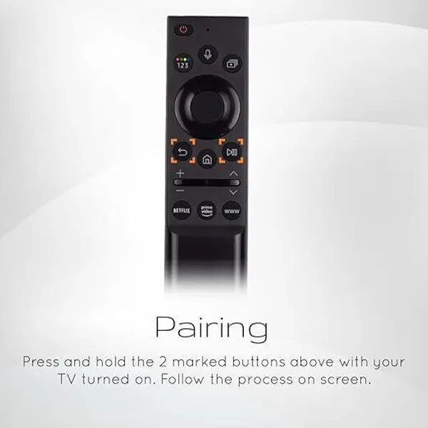 Kpdp_Original_Voice_Remote_Control_Compatible_For_Samsung_Tv_4K_Smart_Tv_Voice_Remote_Control_For_Samsung_Smart_Tv_Includes_Netflix_And_Prime_Video_Remote_Controller_(Black)