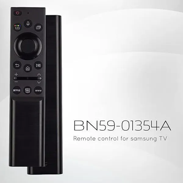 Kpdp_Original_Voice_Remote_Control_Compatible_For_Samsung_Tv_4K_Smart_Tv_Voice_Remote_Control_For_Samsung_Smart_Tv_Includes_Netflix_And_Prime_Video_Remote_Controller_(Black)