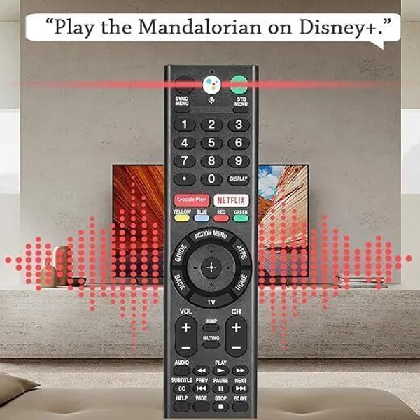 Kpdp_Voice_Universal_Remote_Control_Sony_Tv_Lcd_Led_Hdtv_Smart_Tvs_Remote_Controller_(Black)