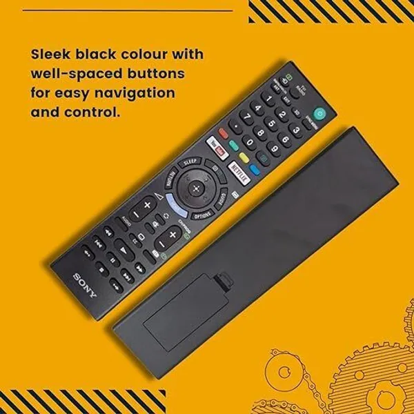Kpdp_Universal_Replacement_Remote_Control_Compatible_For_Sony_Smart_Android_Tv_4K_Ultra_Hd,_With_Youtube,_Netflix_Hotkeys_Remote_Controller_(Black)