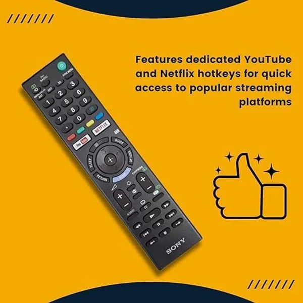 Kpdp_Universal_Replacement_Remote_Control_Compatible_For_Sony_Smart_Android_Tv_4K_Ultra_Hd,_With_Youtube,_Netflix_Hotkeys_Remote_Controller_(Black)