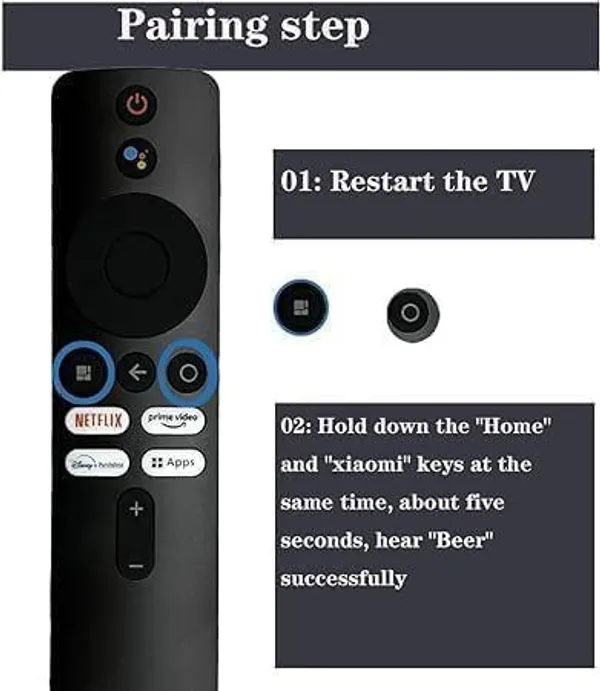 Kpdp_For_Xia-Omi_Mi_Smart_Tv_Remote_Control,_Voice_Control_With_Google_Assistant_Original_Remote_Controller_(Netflix_And_Prime_Buttons,_Bluetooth,_Black_Works_In_All_Model_Led_Tv)