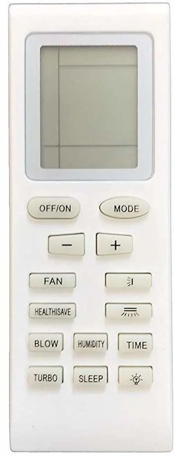 Kpdp_Voltas/Onida/Gree_Split_Ac_Remote_Voltas_Onida_Godrej_Electrolux_Gree_Remote_Controller_(White)