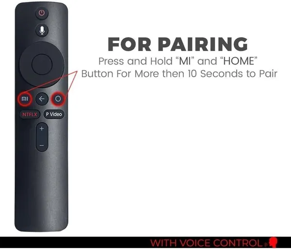 Kpdp_Mi_4A_Lcd/Led_Tv_Remote_With_Voice_Command_Xiaomi_Mi_4A_With_Bluetooth_Remote_Controller_(Black)
