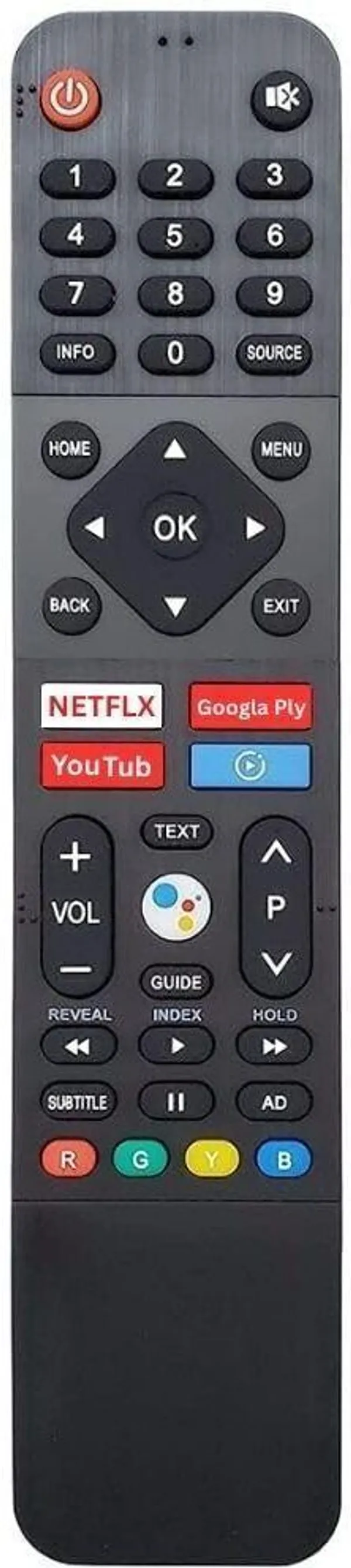 Kpdp_Motorola_Led/Lcd_Tv_Remote_Nokia_Smart_Tv,_-Please_Match_The_Image_With_Your_Old_Remote_Button_To_Button_Remote_Controller_(Multicolor)