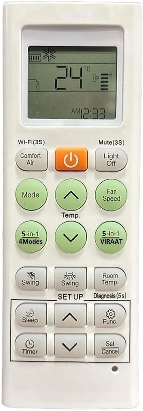 Kpdp_5-In-1_Universal_Ac_Remote_Control_Lg_Ac_Remote_Controller_(White)