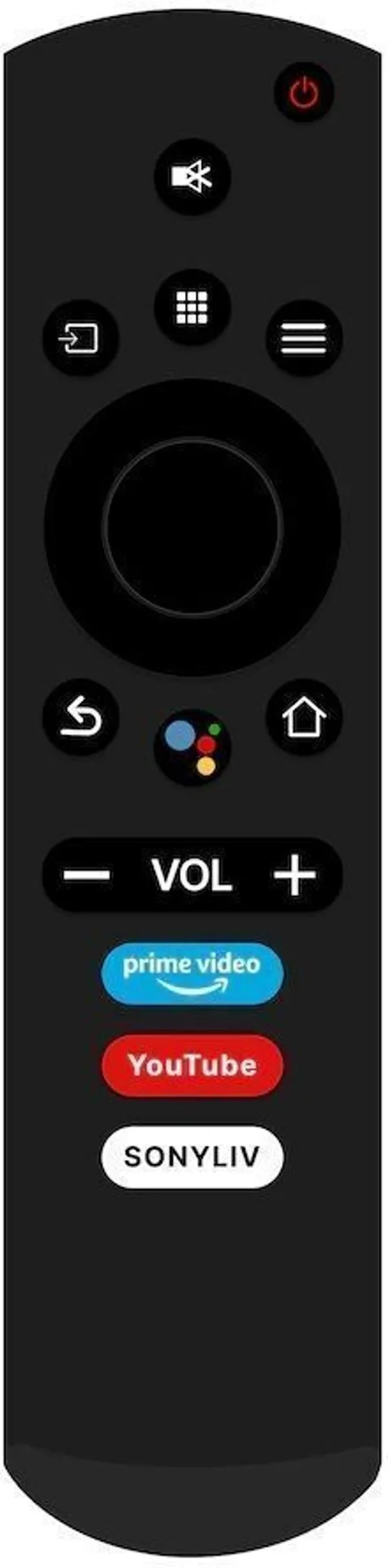 Kpdp_Smart_Lcd_Led_Tv_Remote_(Voice/Google_Asst)_Kodak_Smart_Tv,_Thomson_Smart_Tv_Remote_Controller_(Black)