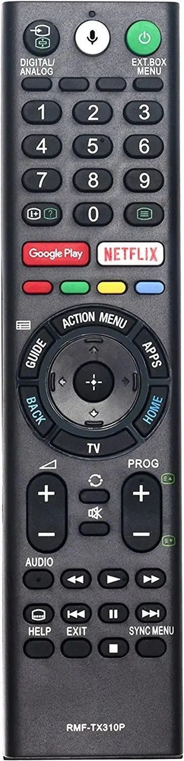 Kpdp_Rmf-Tx310P_For_Sony_Smart_Tv_Remote_Controller_(Black)
