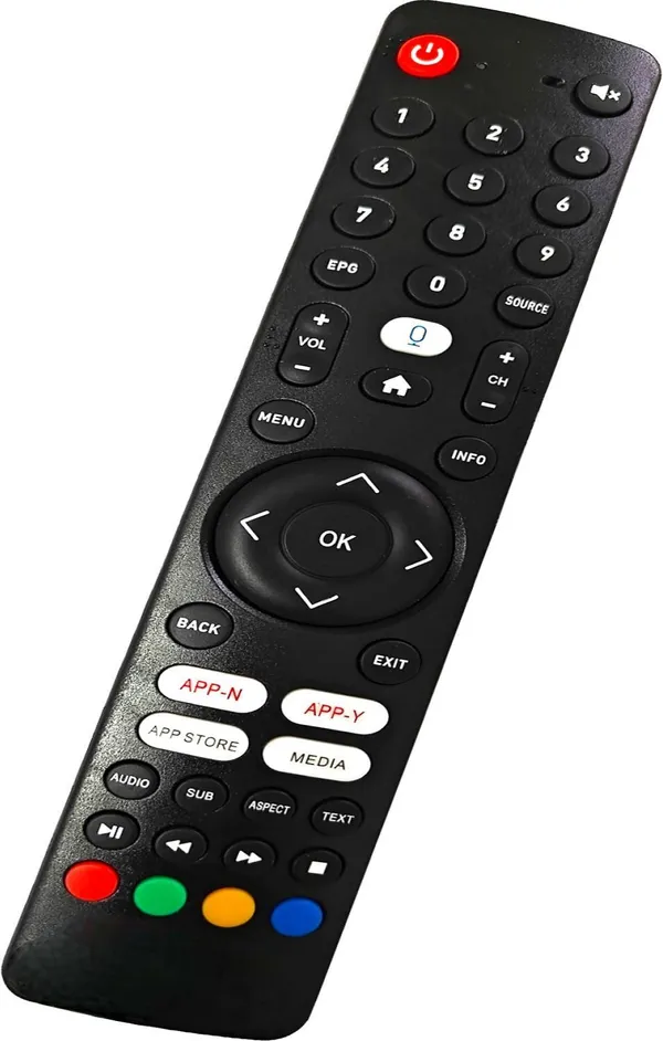 Kpdp_Compatible_Remote_Control_For_Android_Smart_Led_Tv_Beethosol_Remote_Controller_(Black)