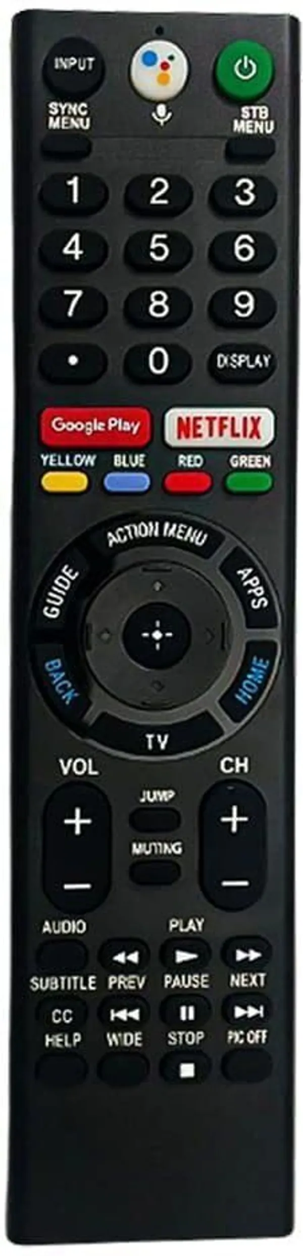 Kpdp_Rmf-Tx310P_Voice_Remote_With_Voice_Remote_Control_Sony_Bravia_-_Exact_Same_Model_Only,_Verify_On_9408256237_Remote_Controller_(Black)