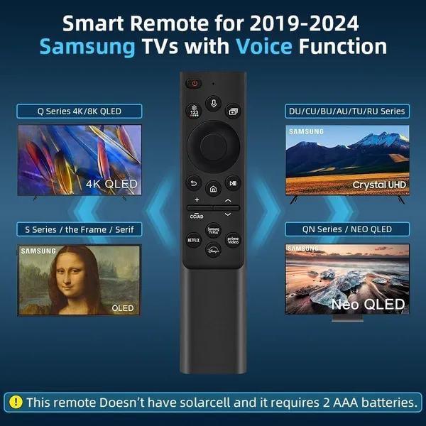 Kpdp_Qled_Series_(Bn59-01363A)_Smart_Tv_With_Voice_&_Asst_Supp_Samsung_Smart_Tv_Remote-Please_Match_The_Image_With_Old_Remote_Controller_(Black)