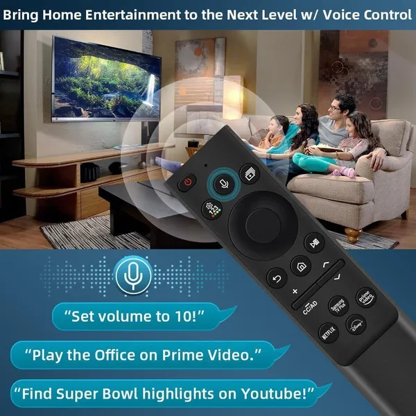 Kpdp_Qled_Series_(Bn59-01363A)_Smart_Tv_With_Voice_&_Asst_Supp_Samsung_Smart_Tv_Remote-Please_Match_The_Image_With_Old_Remote_Controller_(Black)