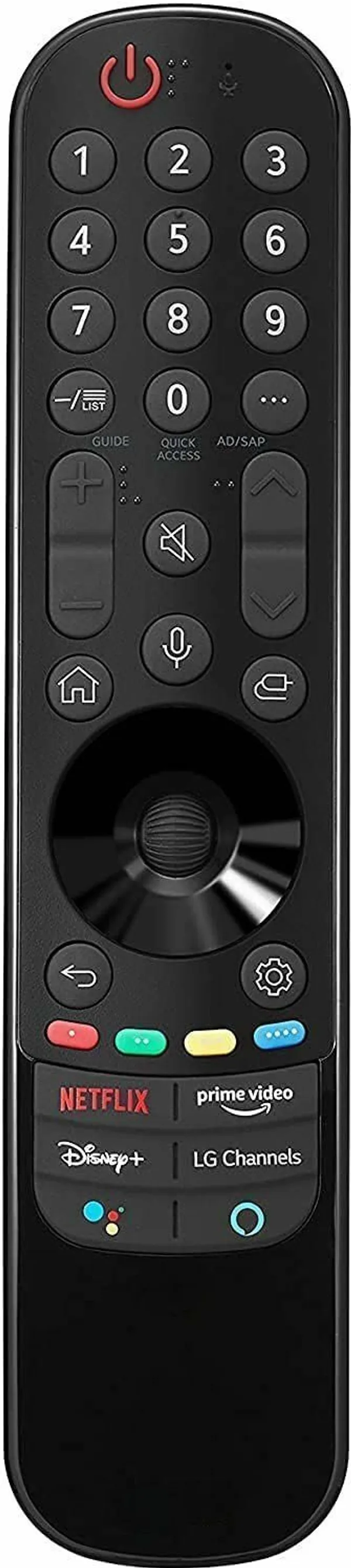Kpdp_An-Mr21Ga_An-Mr21Gc_(Channels_Function)_Magic_Remote_Without_Voice_Control_Lg_4K_Ultra_Hd_Oled_Smart_Led_Lcd_Tv_Remote_Controller_(Black)