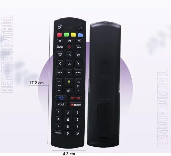 Kpdp_Voice_Remote_Control_For_Hybrid_Setup_Box_Fiber_Set_Top_Box_With_Bluetooth_Voice_Command_�_Pairing_Require_Remote_Controller_(Black)