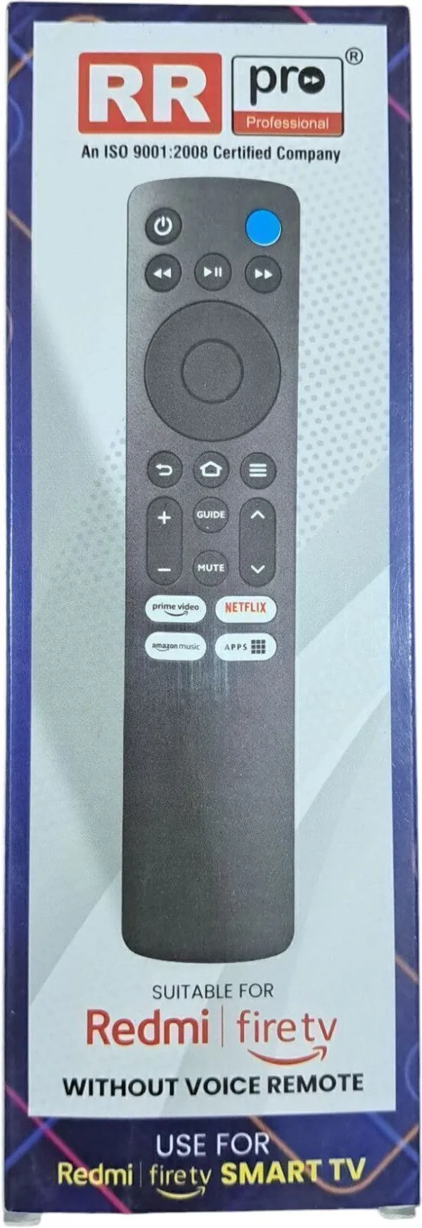 Kpdp_Non_Voice_(Without_Voice)_Infrared_Remote_For_Os_7_Compatible_Redmi_F_Series_Hd_Smart_Led_Fire_Tv,_Redmi_Xiaomi_4K_Ultra_Hd_Smart_Led_Fire_Tv_Remote_Controller_(Black)