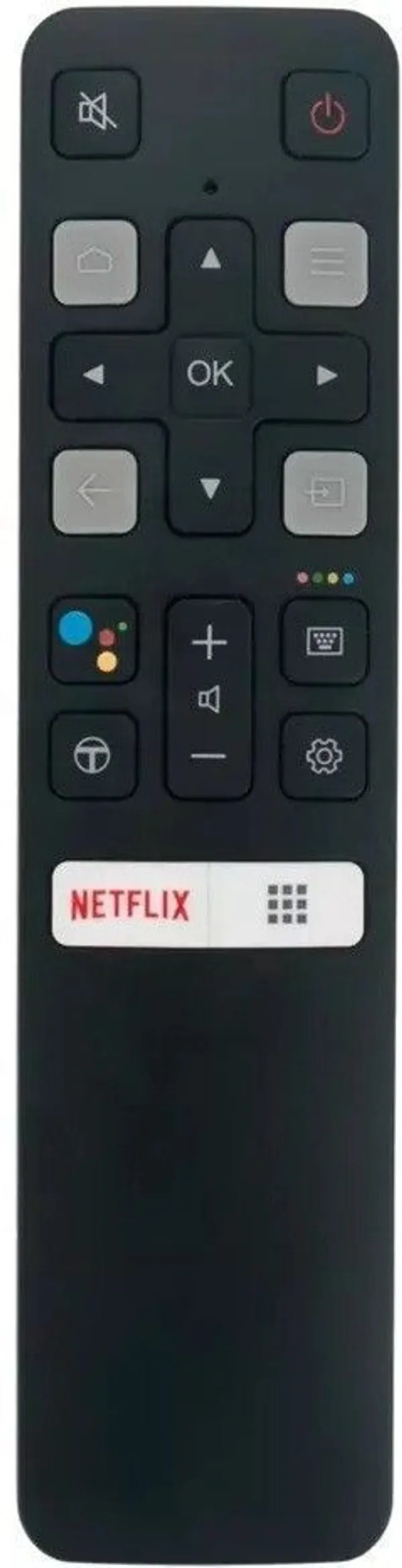 Kpdp_Remote_Control_Compatible_For_Tcl_Voice_Assistance_Led_Smart_Hd_4K_Led_Tv_Tcl_Smart_Tv_Remote_Rc802V_Model_With_Google_Assistant_Remote_Controller_(Black)