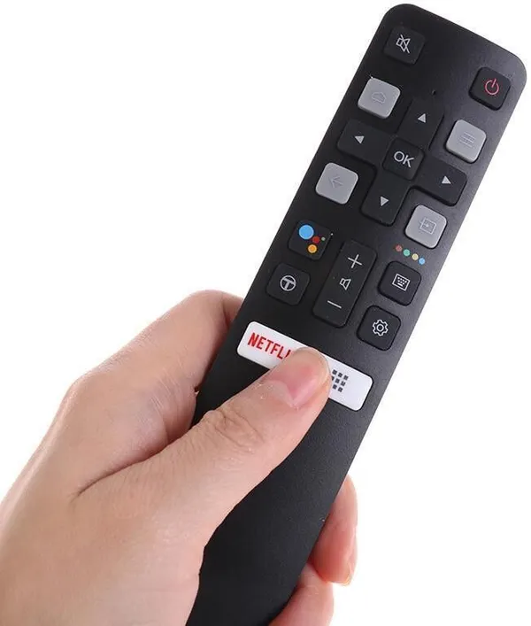Kpdp_Remote_Control_Compatible_For_Tcl_Voice_Assistance_Led_Smart_Hd_4K_Led_Tv_Tcl_Smart_Tv_Remote_Rc802V_Model_With_Google_Assistant_Remote_Controller_(Black)