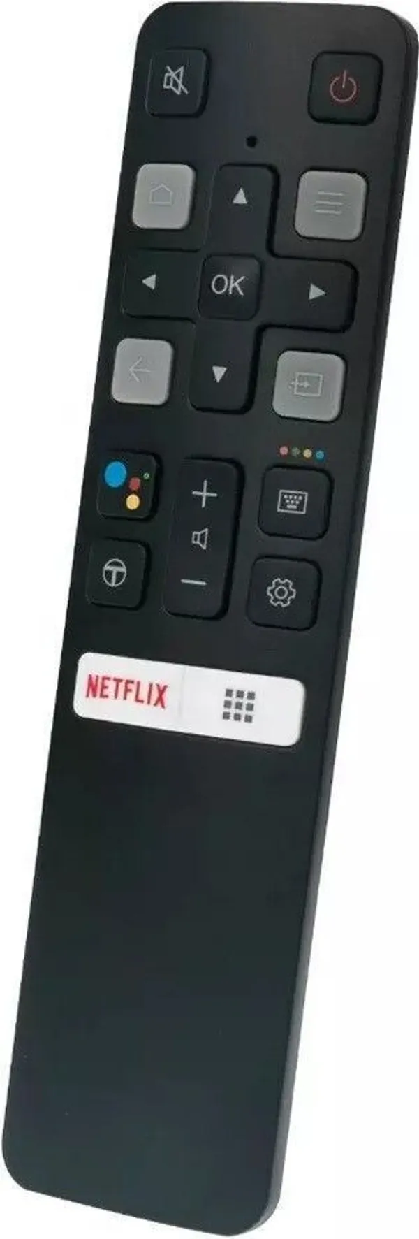 Kpdp_Remote_Control_Compatible_For_Tcl_Voice_Assistance_Led_Smart_Hd_4K_Led_Tv_Tcl_Smart_Tv_Remote_Rc802V_Model_With_Google_Assistant_Remote_Controller_(Black)