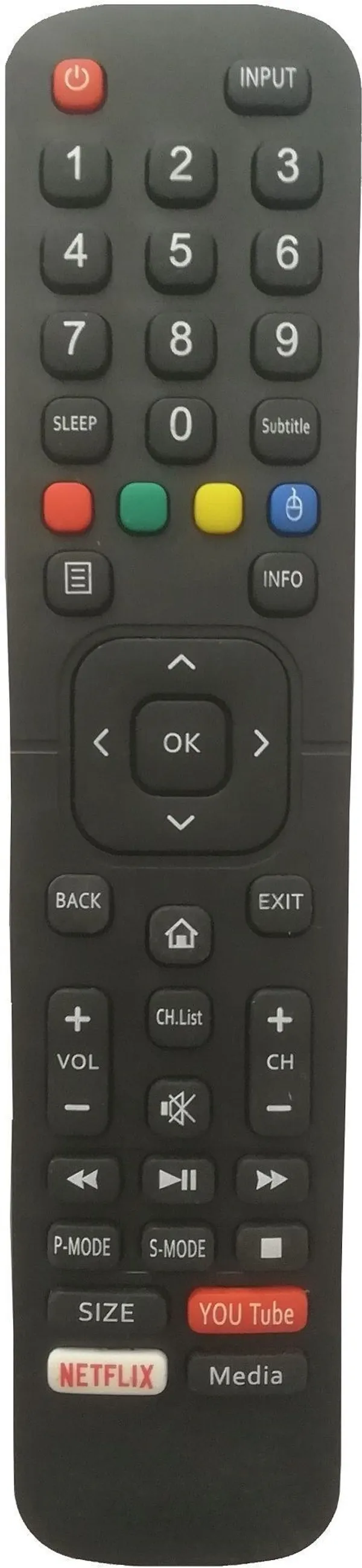 Kpdp_Led_Smart_Tv_Remote_Control_Compatible_For_Eagle_Tv_Remote_Controller_(Black)