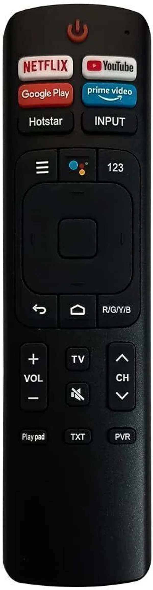 Kpdp_Erf3R69H_Model_Non_Voice_Command_Hisense_Tv_Remote_Controller_(Black)