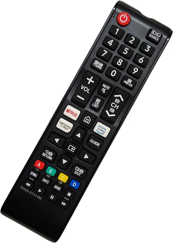 Kpdp_Bn5901315M_Led_Smart_Tv_Remote_Compatible_For_Samsung_Smart_Led_Tv_Remote_With_Samsung_Tv_Plus_Button_Bn59-01315M_Remote_Remote_Controller_(Black)