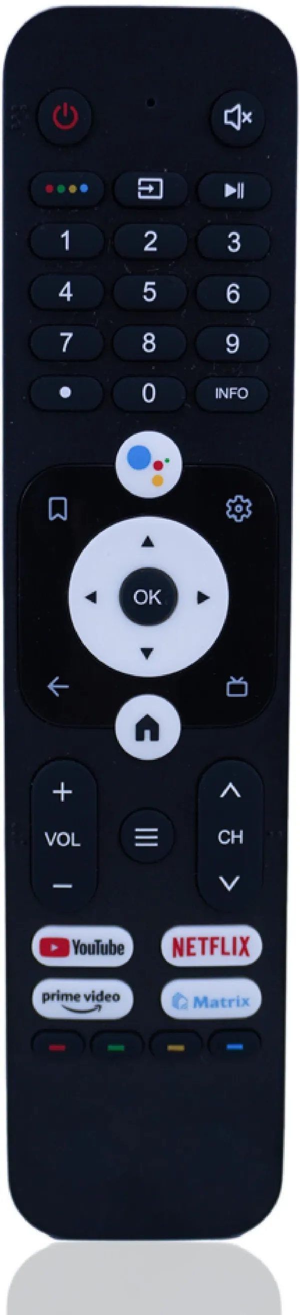 Kpdp_Compatible_Of_Haier_Tv_Remote_Original_Htr-U31_Model_Suitable_For_Smart_Android_4K_Led_Qled_Fhd_Uhd_With_Voice_Command_Haier_Tv_Remote_Controller_(Black)