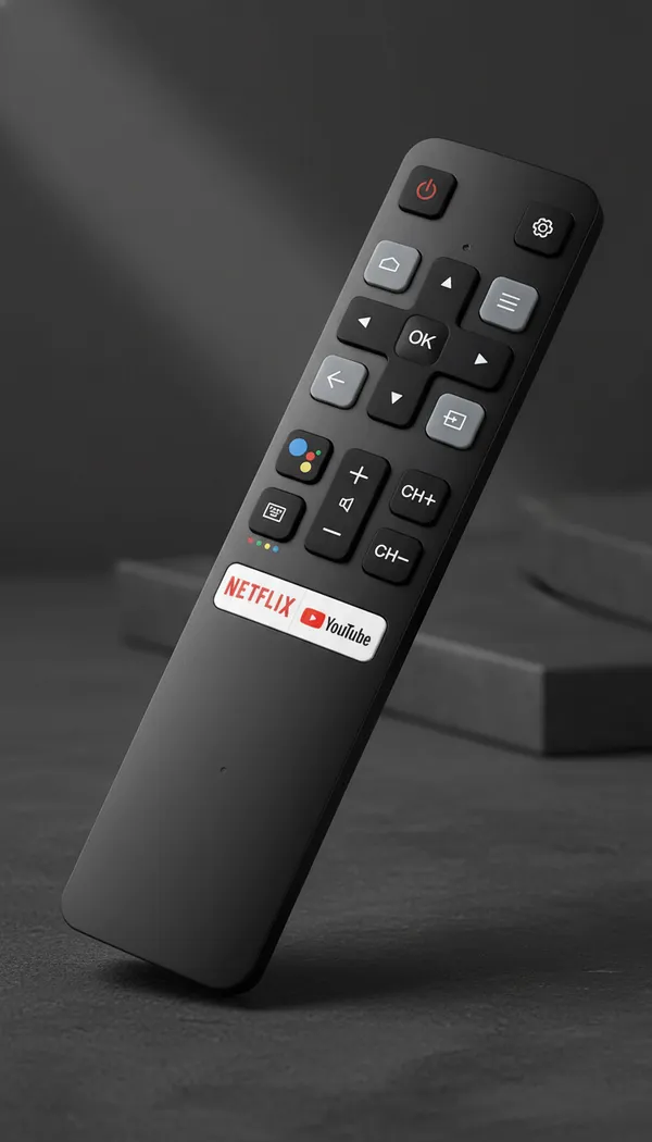 Kpdp_Remote_Control_(Rc802V_Fnr1)_All_Tcl_Android_4K_Uhd_Smart_Tv_Without_Voice_Command_Remote_Controller_(Black)