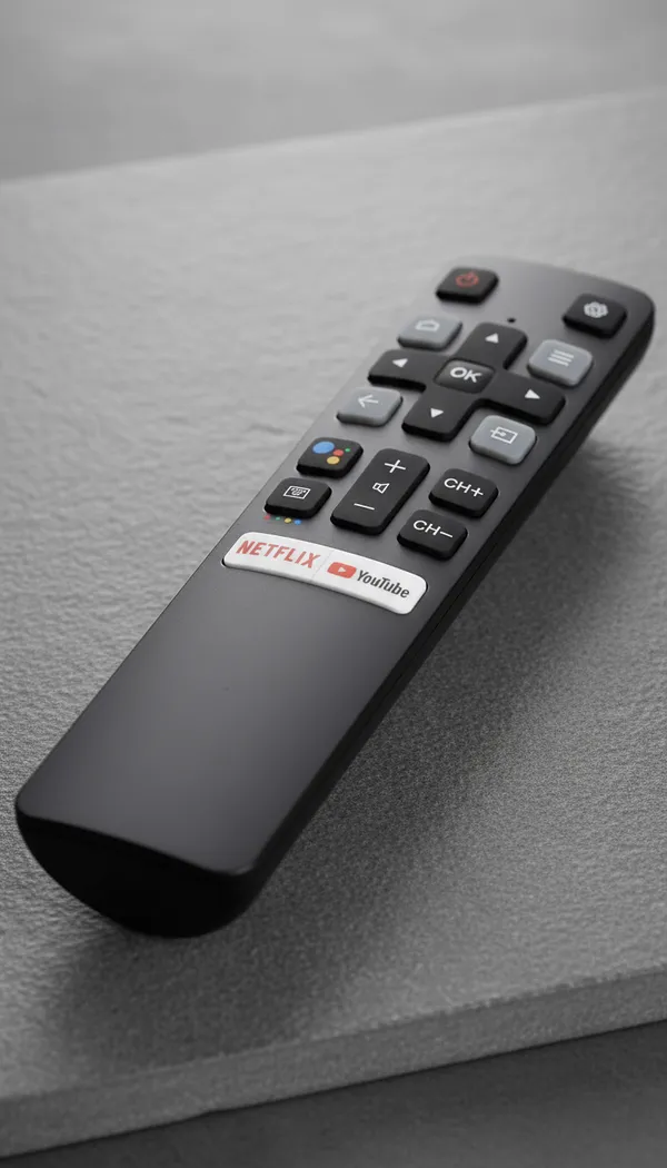 Kpdp_Remote_Control_(Rc802V_Fnr1)_All_Tcl_Android_4K_Uhd_Smart_Tv_Without_Voice_Command_Remote_Controller_(Black)