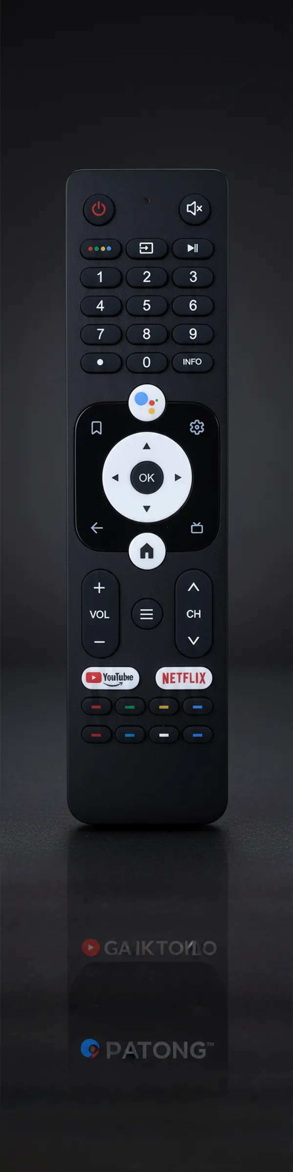 Kpdp_Compatible_Of_Haier_Tv_Remote_Original_Htr-U31_Model_Suitable_For_Smart_Android_4K_Led_Qled_Fhd_Uhd_With_Voice_Command_Haier_Tv_Remote_Controller_(Black)