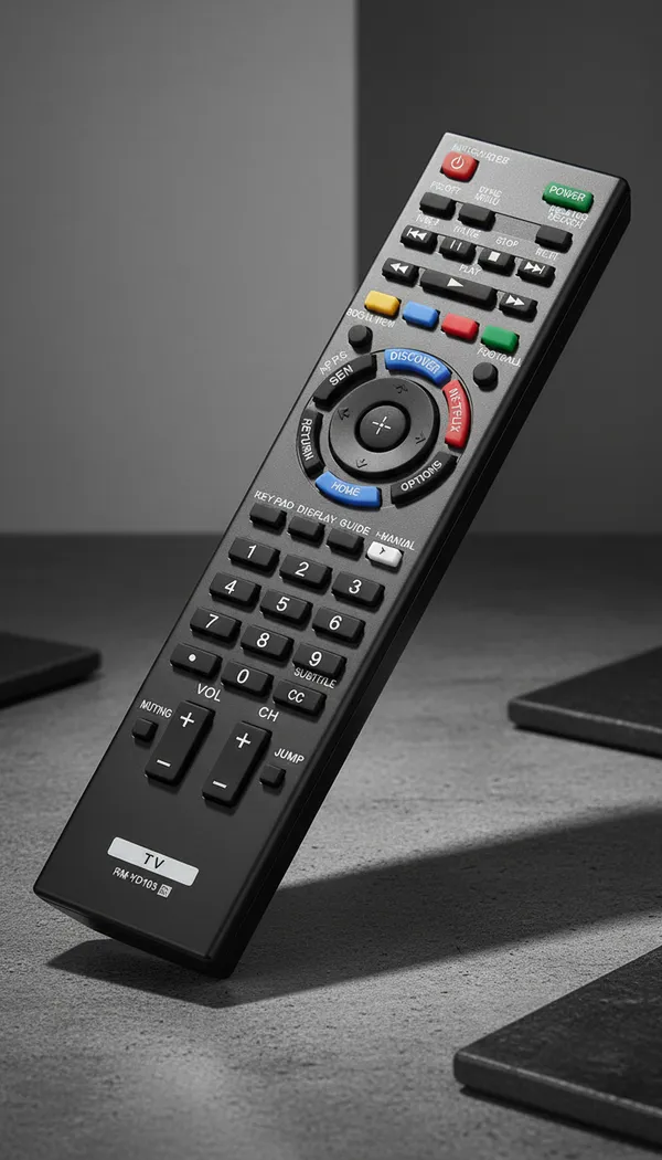 Kpdp_Tv_Remote_Control_Replacement_For_Sony_Sony_Rm-Yd102_Rm-Yd103_Bravia_Hdtv_Lcd_Led_3D_Smart_Tv_Remote_Controller_(Black)
