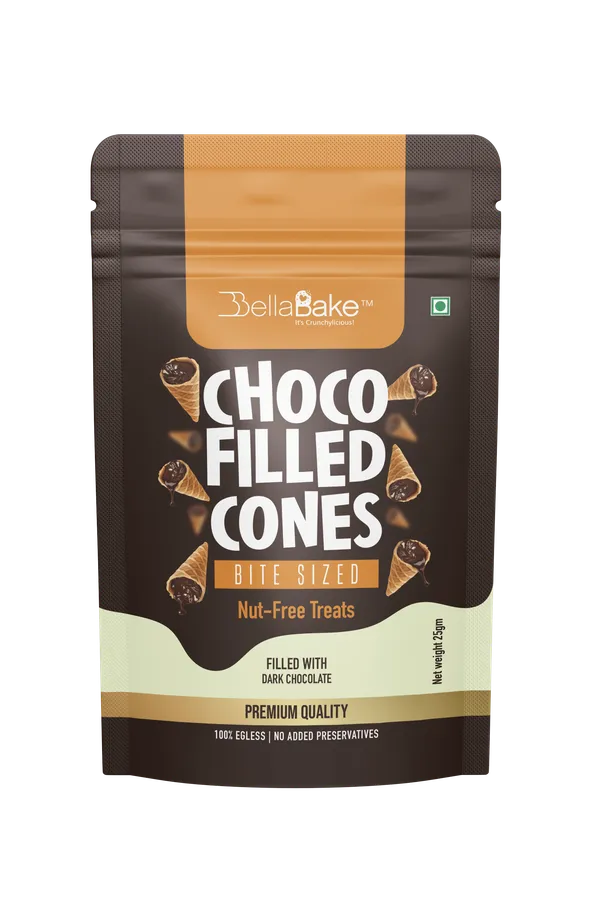 Bellabake_Choco_Filled_Cones_Bite_Sized_Dark_Chocolate_Treats_(Nut_Free,_Eggless)_(100Gm)