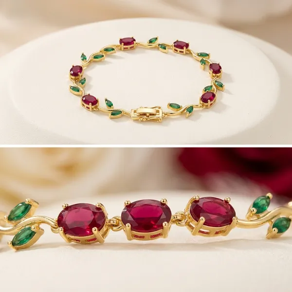 RED_&_GrEEN_Tulip_Bracelet