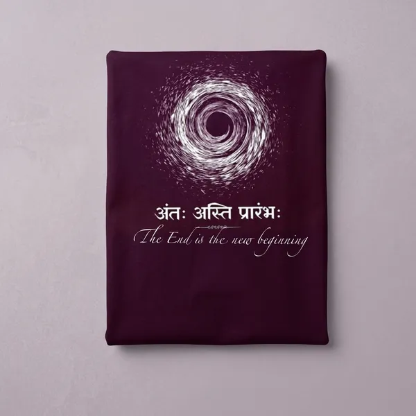 Dark_Plum_Cotton_Regular_Fit_Half_Sleeve_T-Shirt_For_Unisex