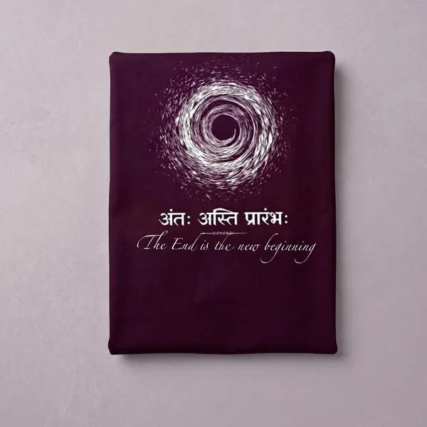 Dark_Plum_Cotton_Regular_Fit_Half_Sleeve_T-Shirt_For_Unisex