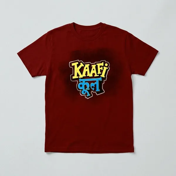Cherry_Red_Cotton_Regular_Fit_Half_Sleeve_T-Shirt_For_Unisex