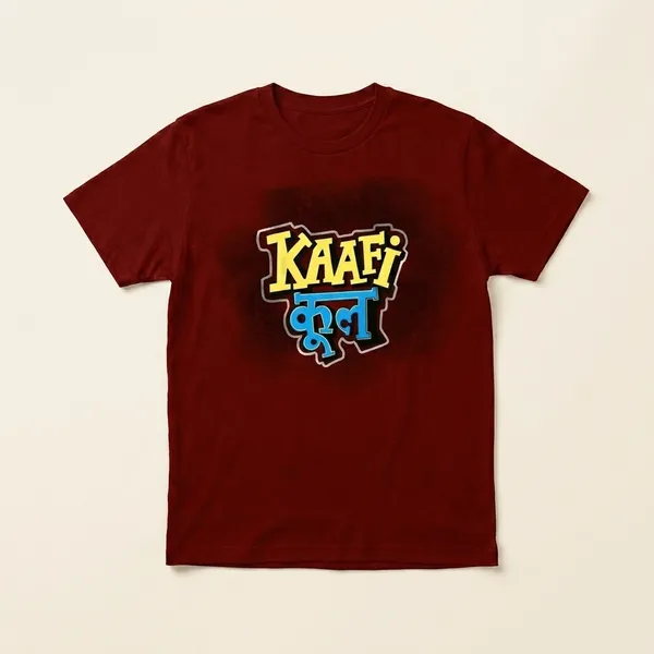 Cherry_Red_Cotton_Regular_Fit_Half_Sleeve_T-Shirt_For_Unisex