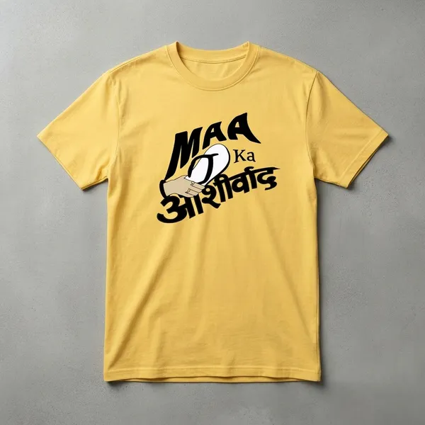 Faded_Yellow_Cotton_Regular_Fit_Half_Sleeve_T-Shirt_For_Unisex