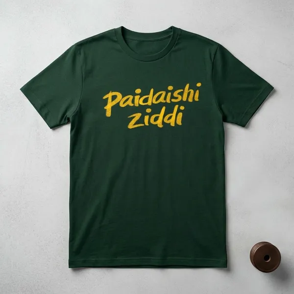 Dark_Green_Cotton_Regular_Fit_Half_Sleeve_T-Shirt_For_Unisex