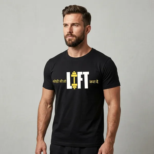 Ebony_Black_Cotton_Regular_Fit_Half_Sleeve_T-Shirt_For_Unisex