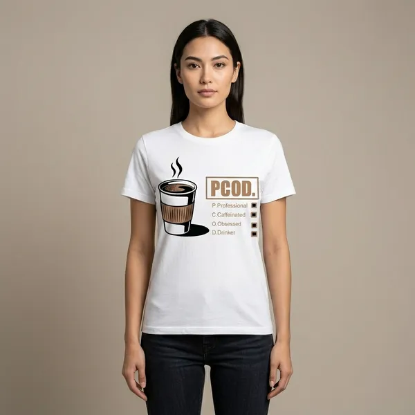 White_Cotton_Regular_Fit_Half_Sleeve_T-Shirt_For_Women