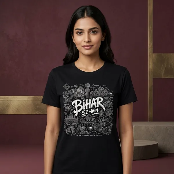 Bihar_Se_hain-T-Shirt_For_Women
