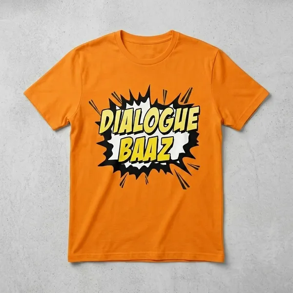 Mandarin_Orange_Cotton_Regular_Fit_Half_Sleeve_T-Shirt_For_Unisex