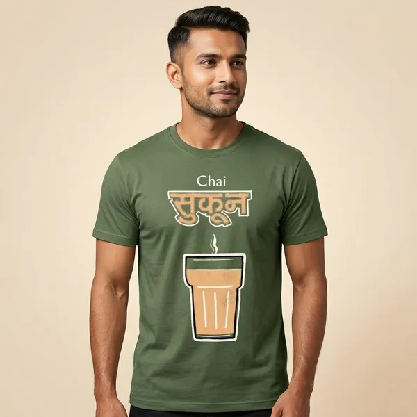 Moss_Green_Cotton_Regular_Fit_Half_Sleeve_T-Shirt_For_Unisex