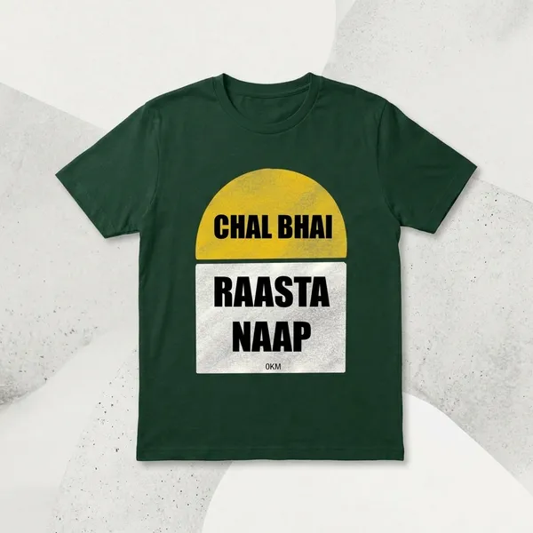 Dark_Green_Cotton_Regular_Fit_Half_Sleeve_T-Shirt_For_Unisex