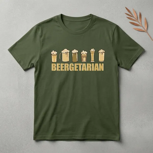 Olive_Green_Cotton_Regular_Fit_Half_Sleeve_T-Shirt_For_Unisex