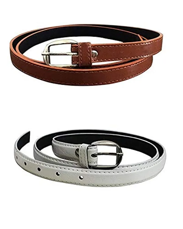 Women's_Ladies_S_Girl_S_Belt_For_Jeans_Women's_Belt_For_Dresses_Casual_Formal_2_Belt_Combo_Free_Size_26_36_Brown_White_033