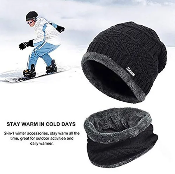 Snow_Proof_Inside_Fur_Wool_Unisex_Beanie_Cap_With_Neck_Warmer_Set_Knit_Hat_Thick_Fleece_Lined_Winter_Hat_For_Men_Women